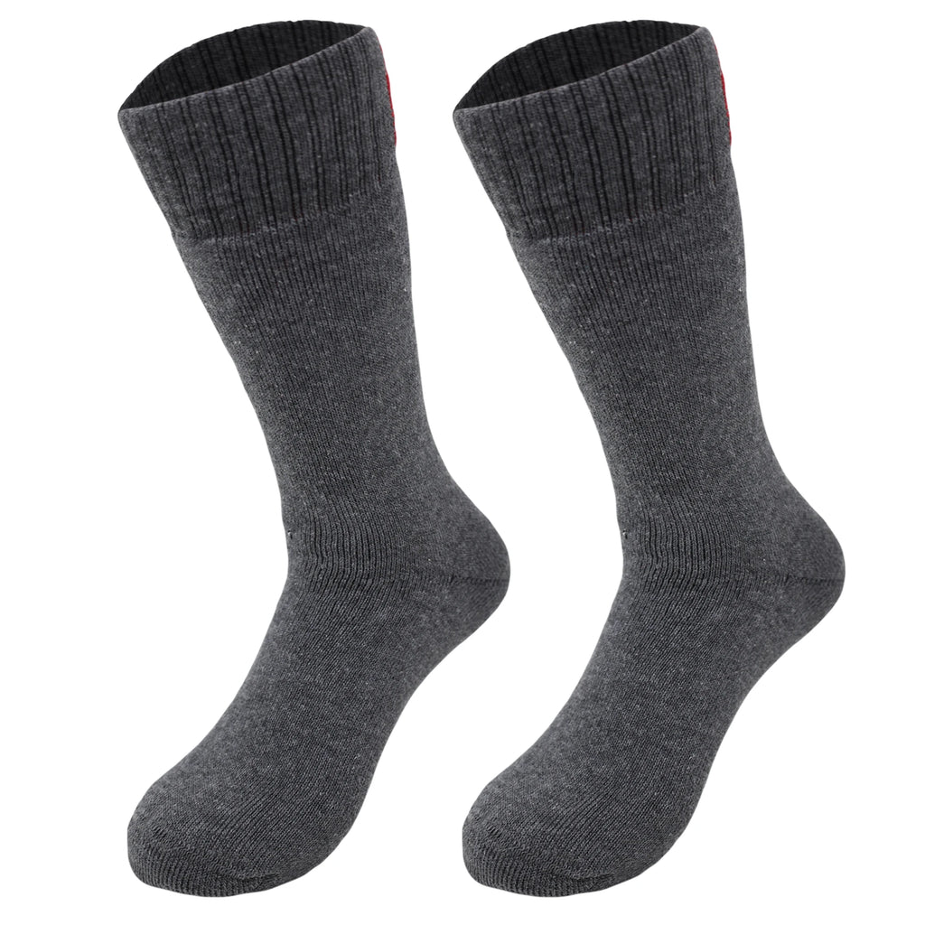 Men's Thermal Insulated Socks: Odor-Free, Seamless Toe, and Reinforced Heel (Fits Shoe Size 8-11.5)