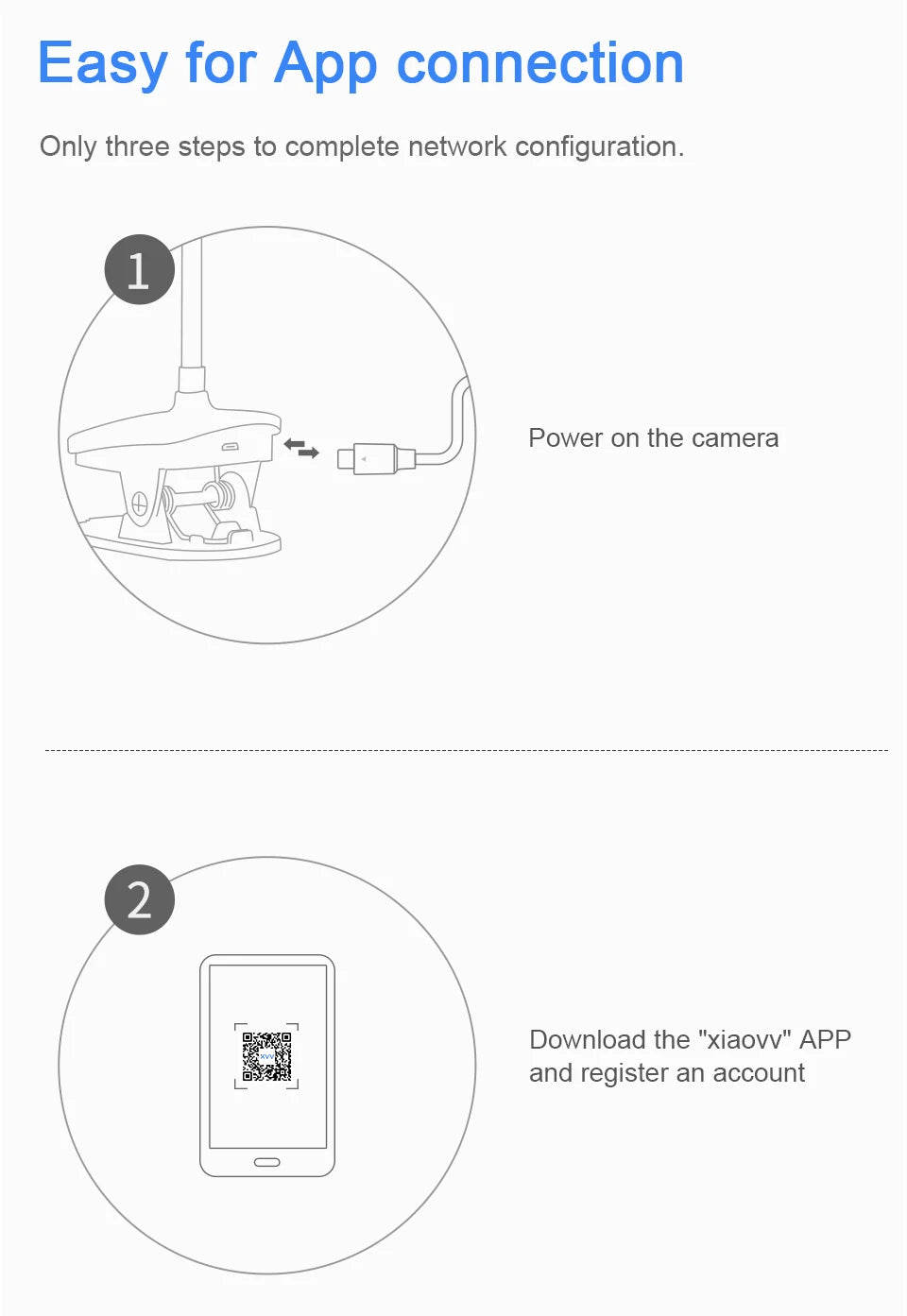 2K Smart Home Camera for Pets/Babies