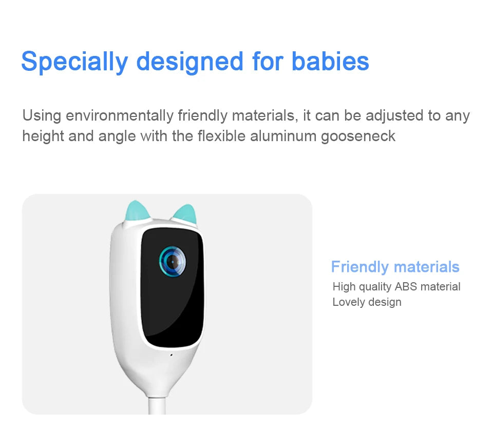 2K Smart Home Camera for Pets/Babies
