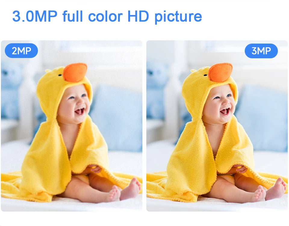 2K Smart Home Camera for Pets/Babies