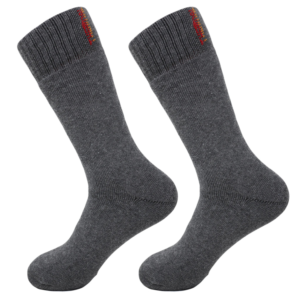 Men's Thermal Insulated Socks: Odor-Free, Seamless Toe, and Reinforced Heel (Fits Shoe Size 8-11.5)