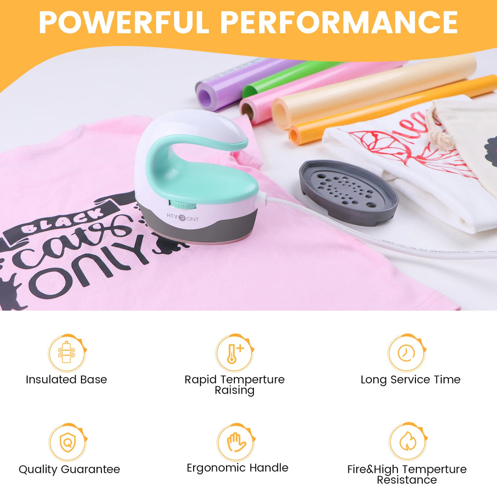 DIY Mini Heat Press for T-shirts, Shoes, Bags, & Hats