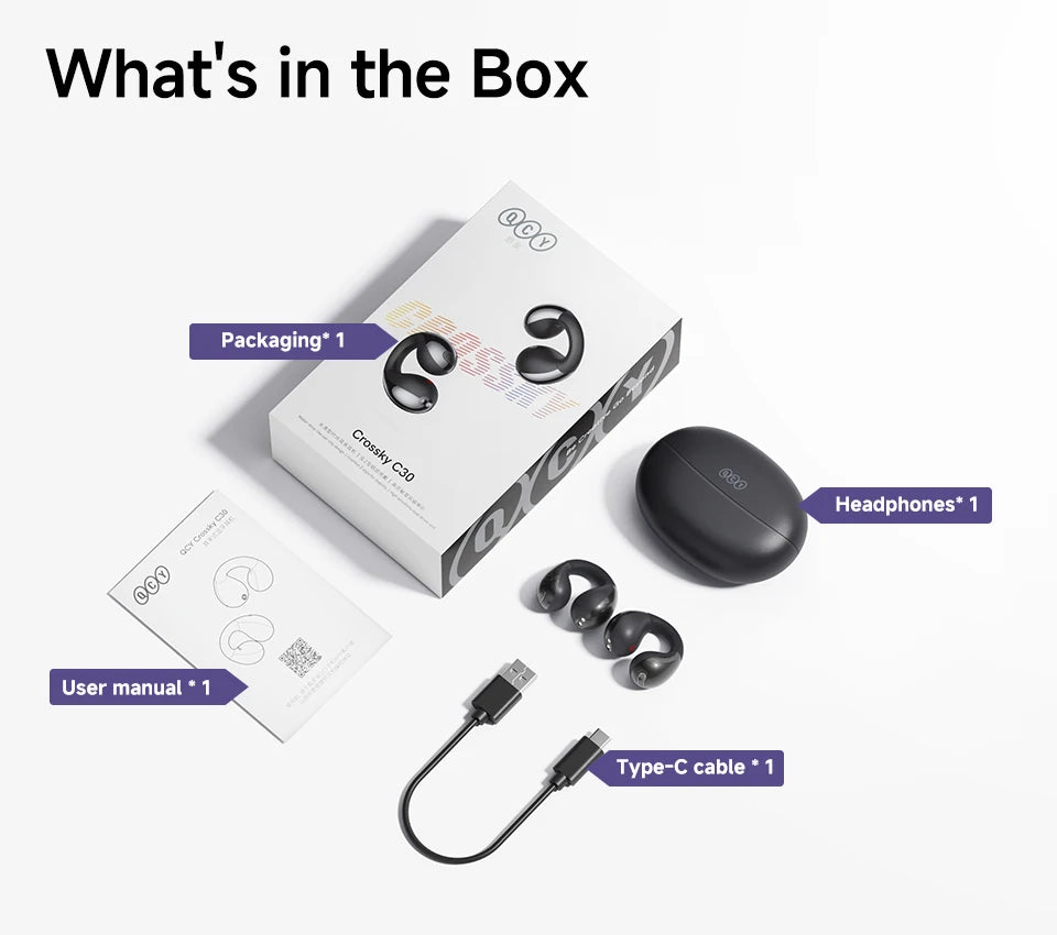 Wireless Ear Clip Earphones: Sport, Open-Ear & Dual-Connect