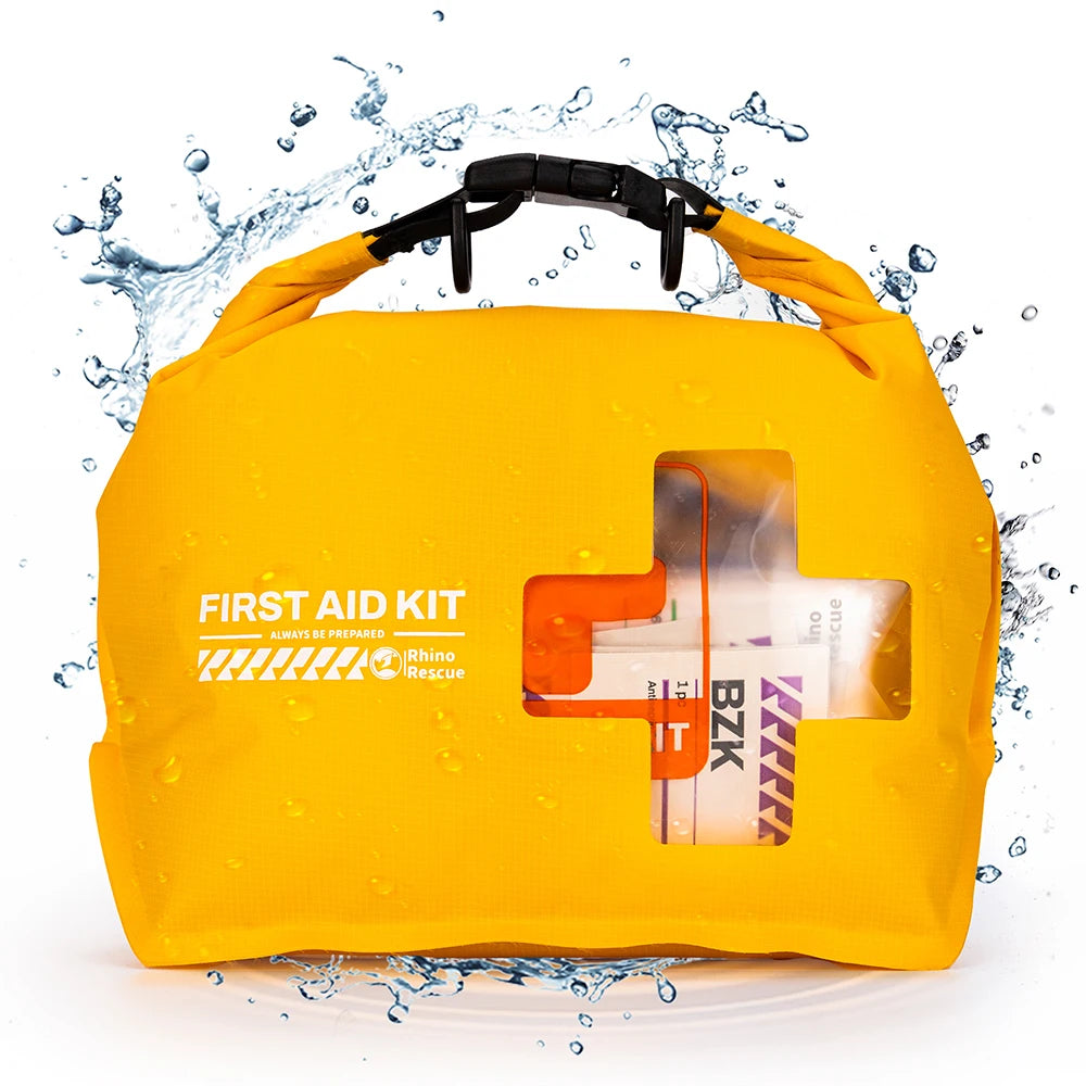 Waterproof First Aid Kit: Emergency Survival Supplies in a Dry Bag for Kayaking, Boating & Outdoor Adventures