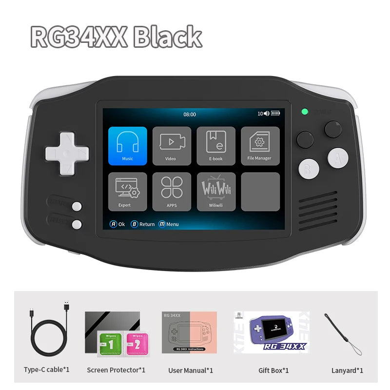 Linux Retro Handheld Console (WiFi, Bluetooth, HD TV Out)