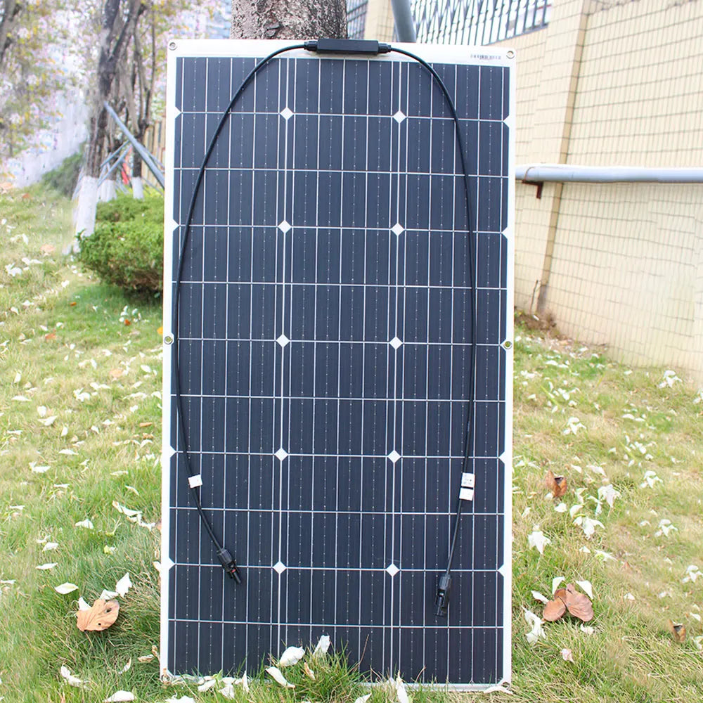 Flexible 12V Solar Panel Kit for RV & Camping (100W/200W)