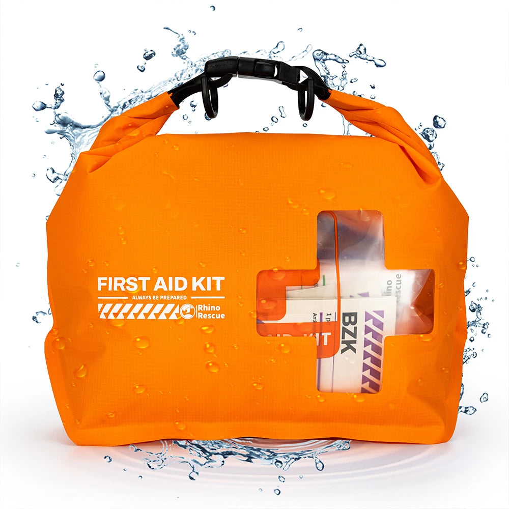 Waterproof First Aid Kit: Emergency Survival Supplies in a Dry Bag for Kayaking, Boating & Outdoor Adventures