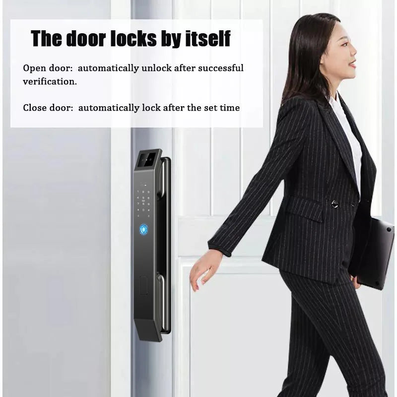 Face Recognition Digital Door Lock With Camera, Fingerprint Recognition