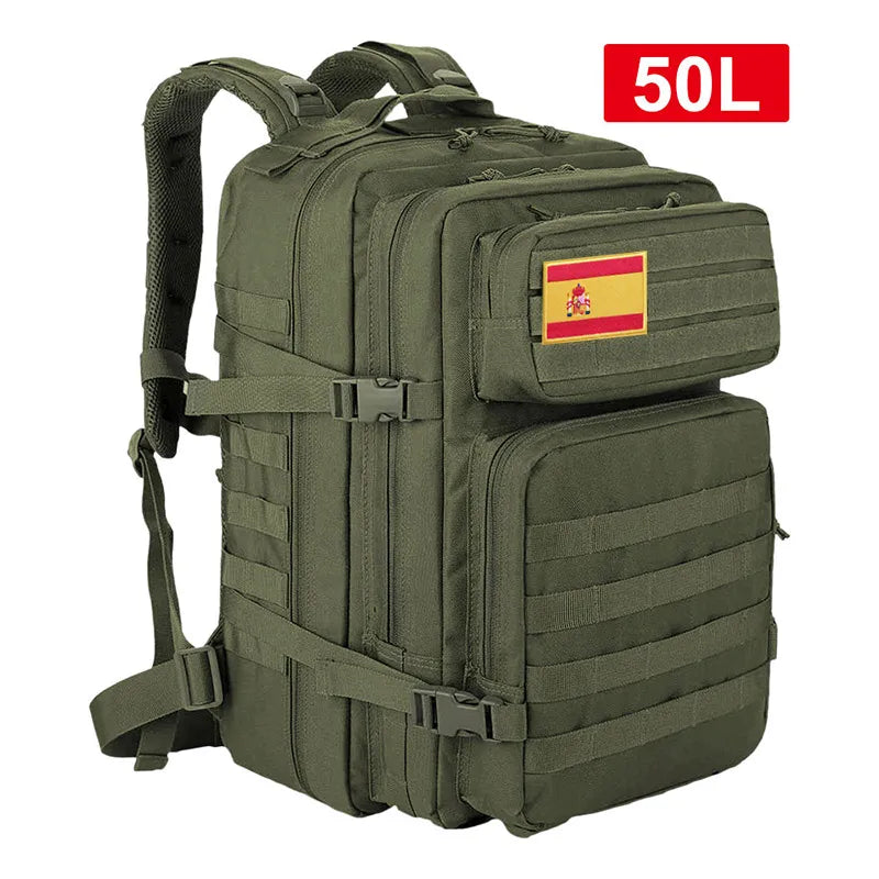 Multi-functional 25L/45L Tactical Backpack: Waterproof & Durable
