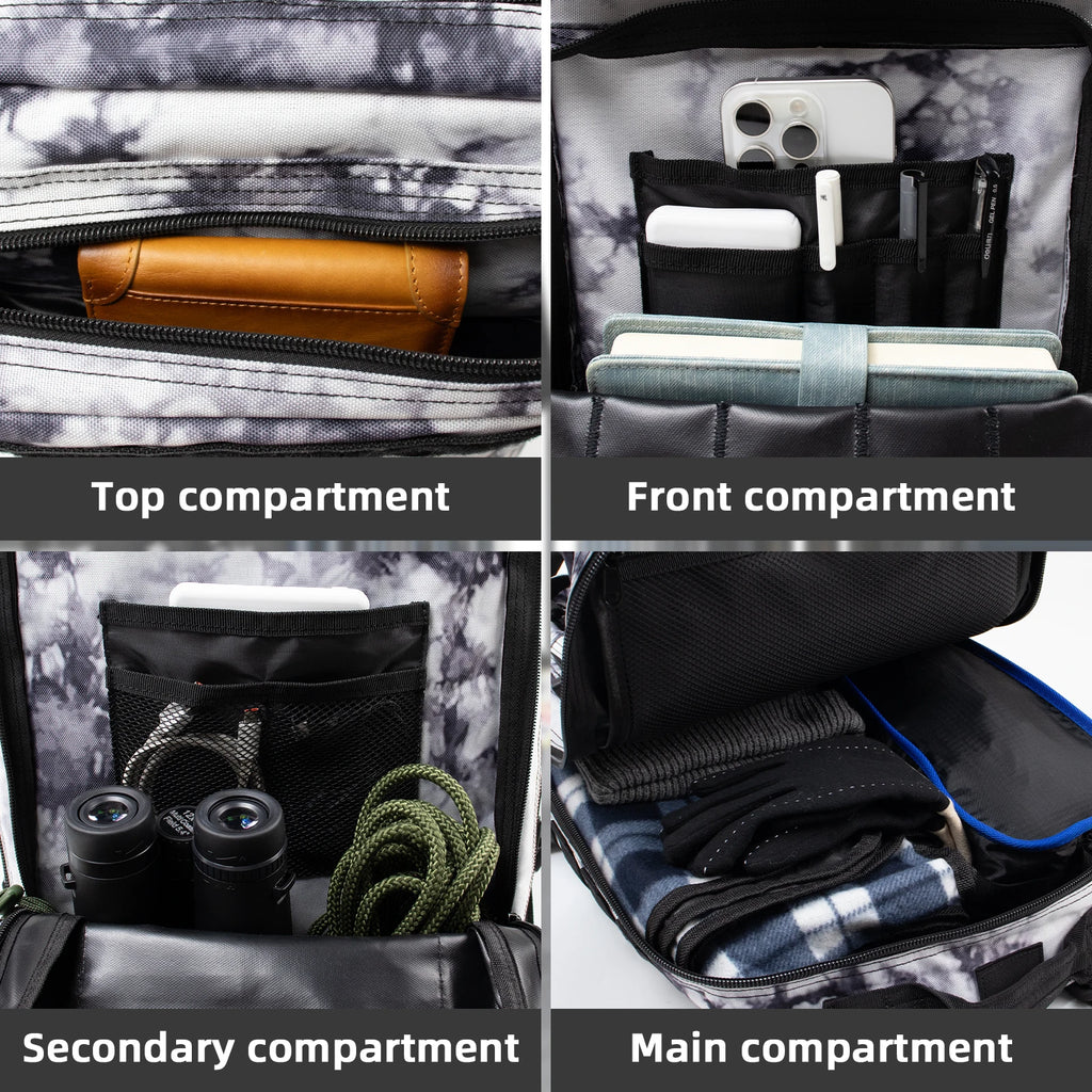 Multi-functional 25L/45L Tactical Backpack: Waterproof & Durable