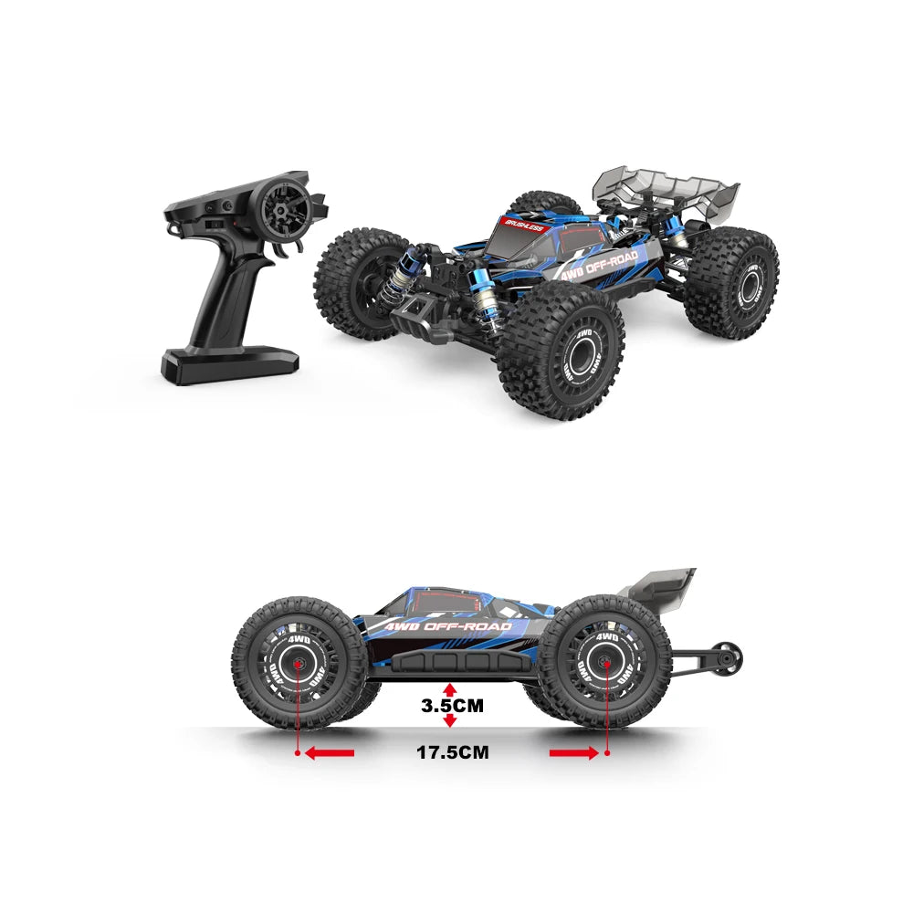 HYPER GO 1/16 Scale RC Racing Truck (70KM/h, 4WD Brushless)