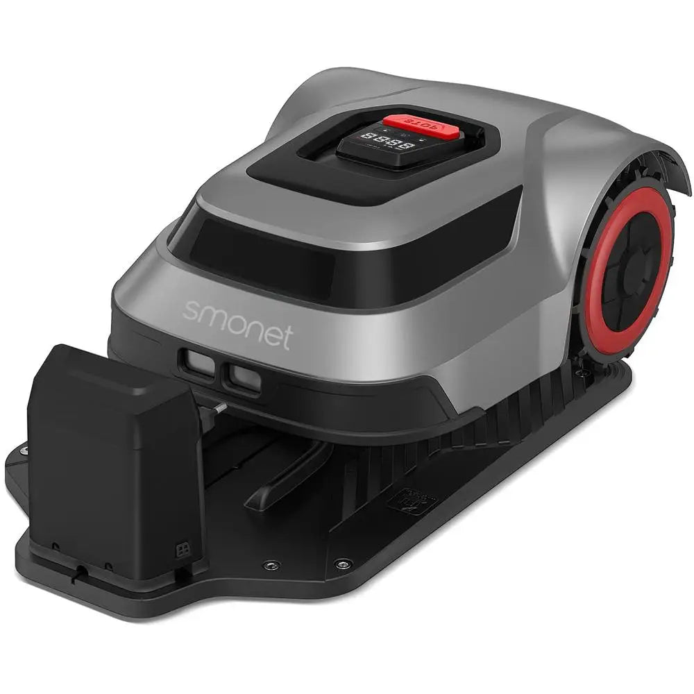 Auto-Charging Robotic Mower: Smart Navigation & Collision-Free with Rain Detection