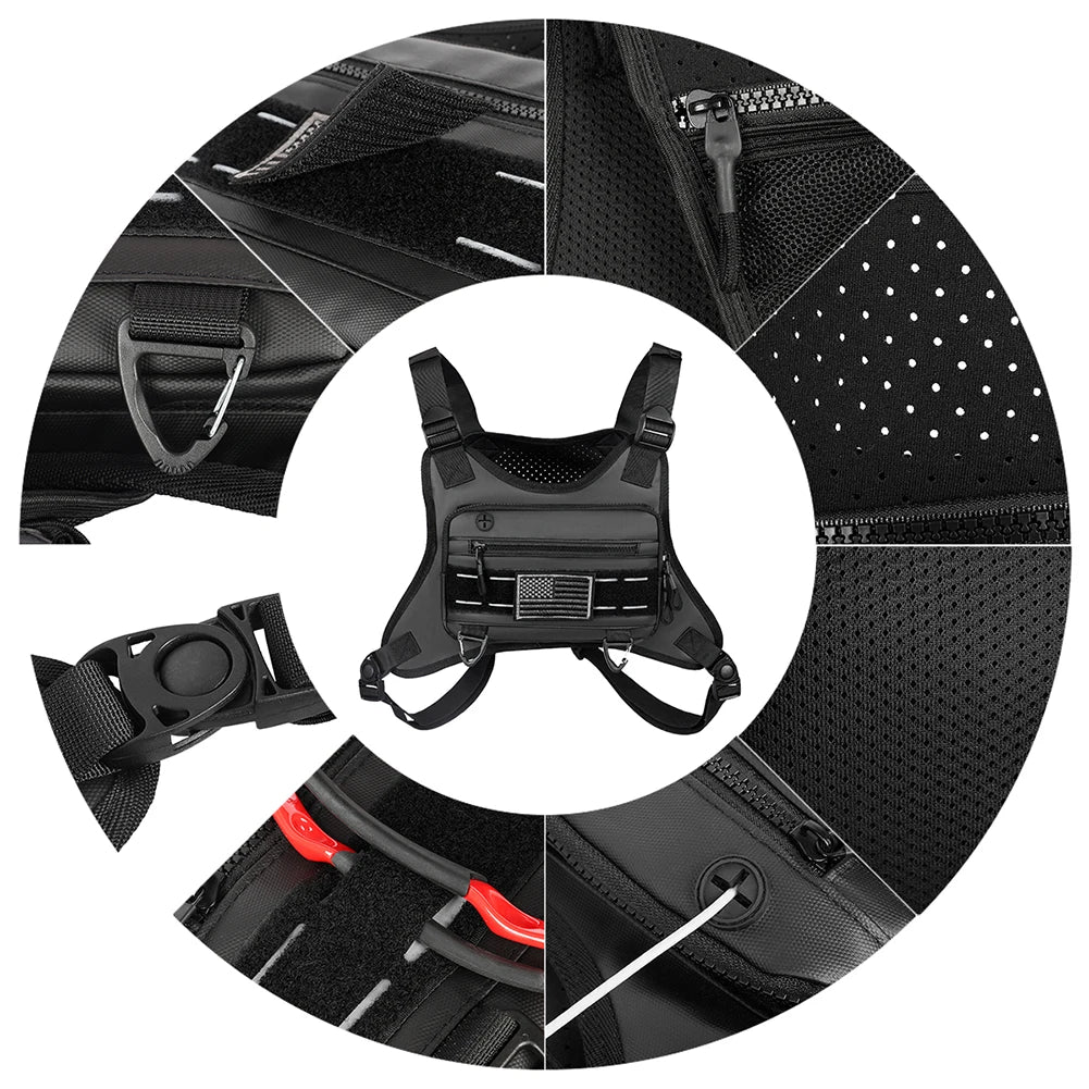 Large Capacity Reflective Running Vest for Men & Women