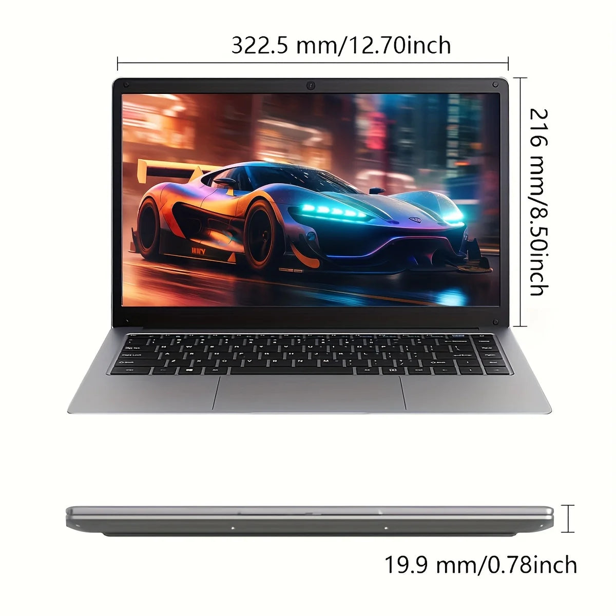 14" Windows 10 Laptop: Celeron N3350, 6GB RAM, 192GB SSD