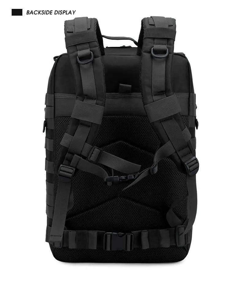 Multi-functional 25L/45L Tactical Backpack: Waterproof & Durable