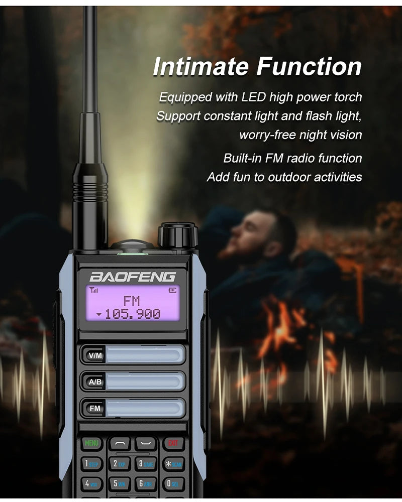 High-Power Dual-Band Two-Way Radio for Long-Range Use
