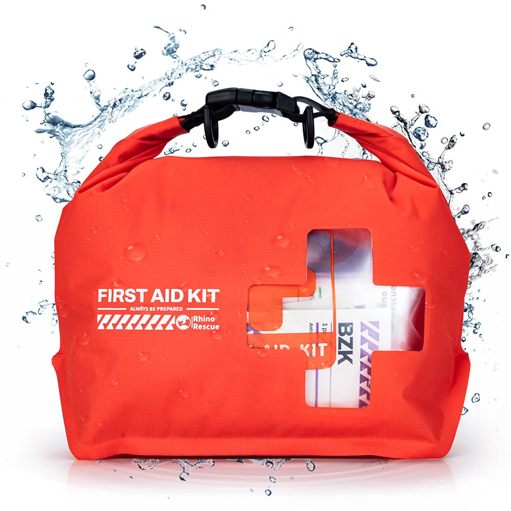 Waterproof First Aid Kit: Emergency Survival Supplies in a Dry Bag for Kayaking, Boating & Outdoor Adventures