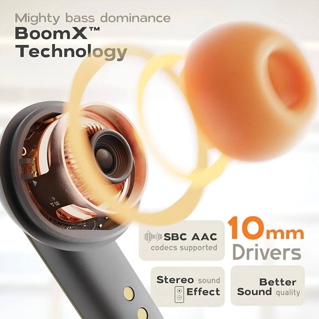 Wireless Earbuds: Gaming Mode, Noise Reduction & Fast Charging