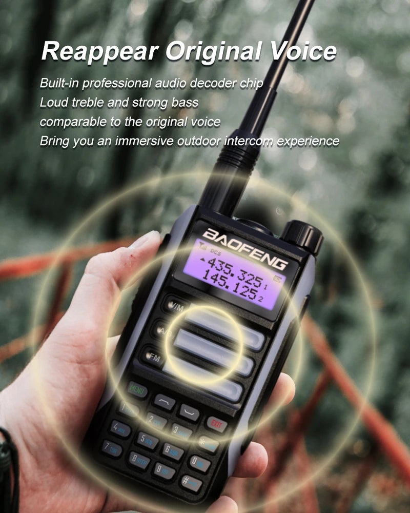 High-Power Dual-Band Two-Way Radio for Long-Range Use