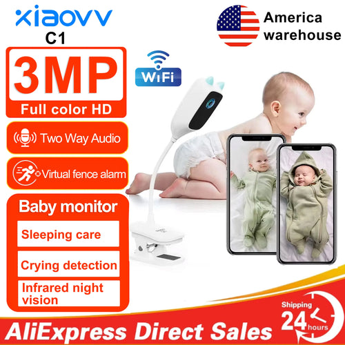 2K Smart Home Camera for Pets/Babies