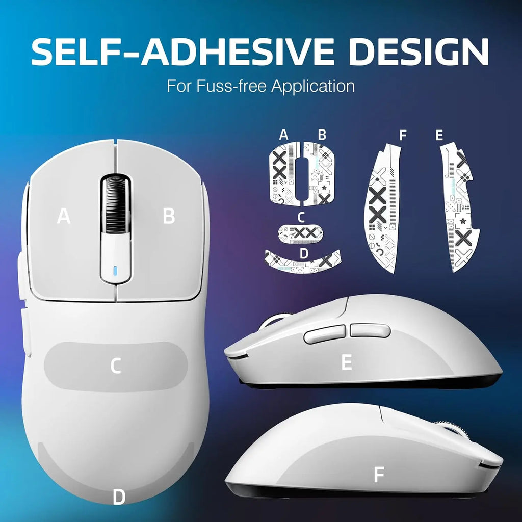 Lightweight Wireless Gaming Mouse with 200/h Battery Life and Programmable Buttons