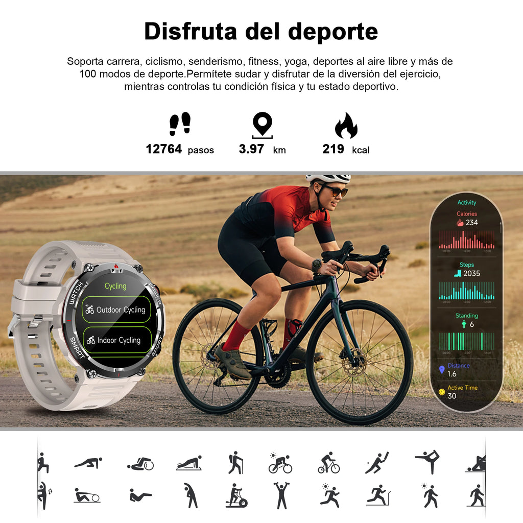 HD Smartwatch for Fitness, Calls & All-Day Wear