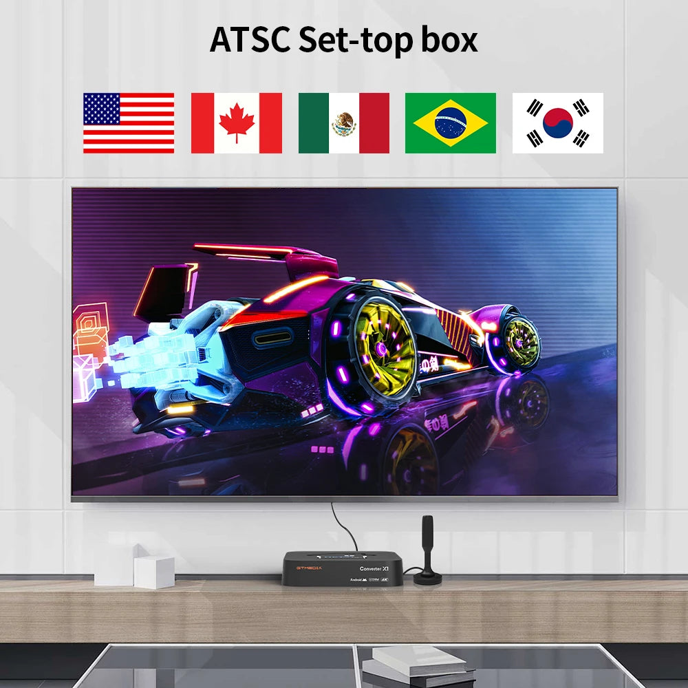 X1 Android TV Box: 4K ATSC 3.0 Tuner with Dual Wi-Fi