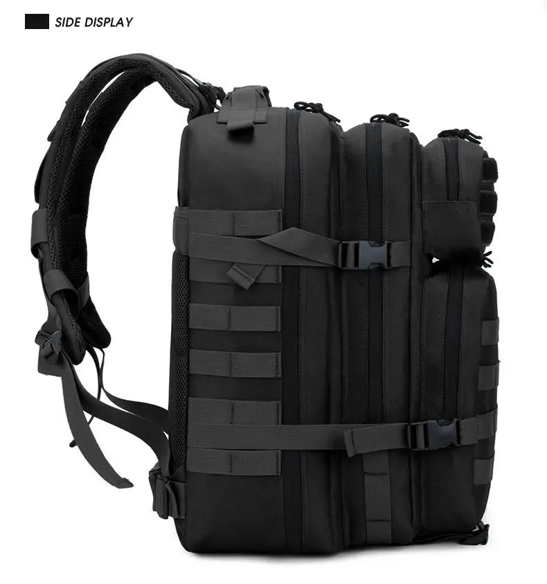 Multi-functional 25L/45L Tactical Backpack: Waterproof & Durable