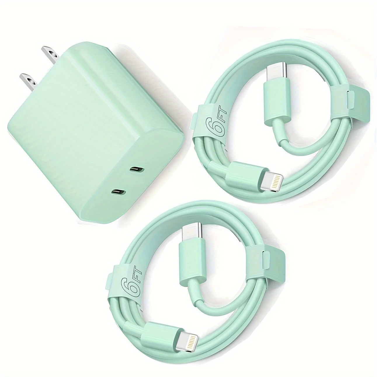 6 Feet Fast Charging Kit for iPhone 14/13/12/11/XS/XR