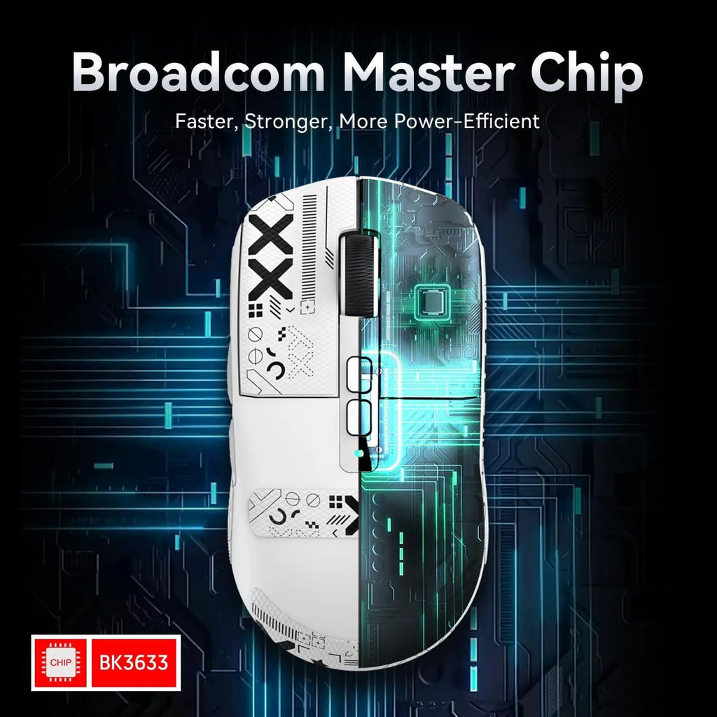 Lightweight Wireless Gaming Mouse with RGB Backlight and Charging Base