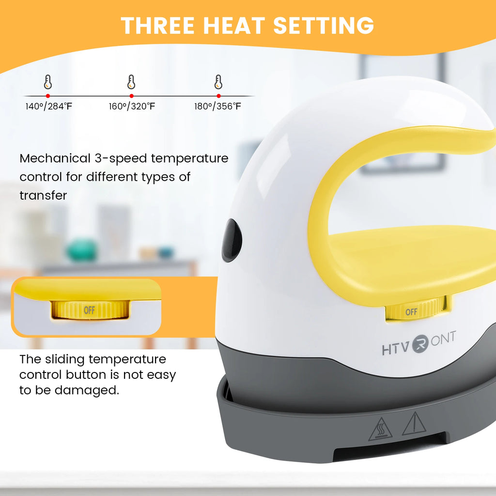 DIY Mini Heat Press for T-shirts, Shoes, Bags, & Hats