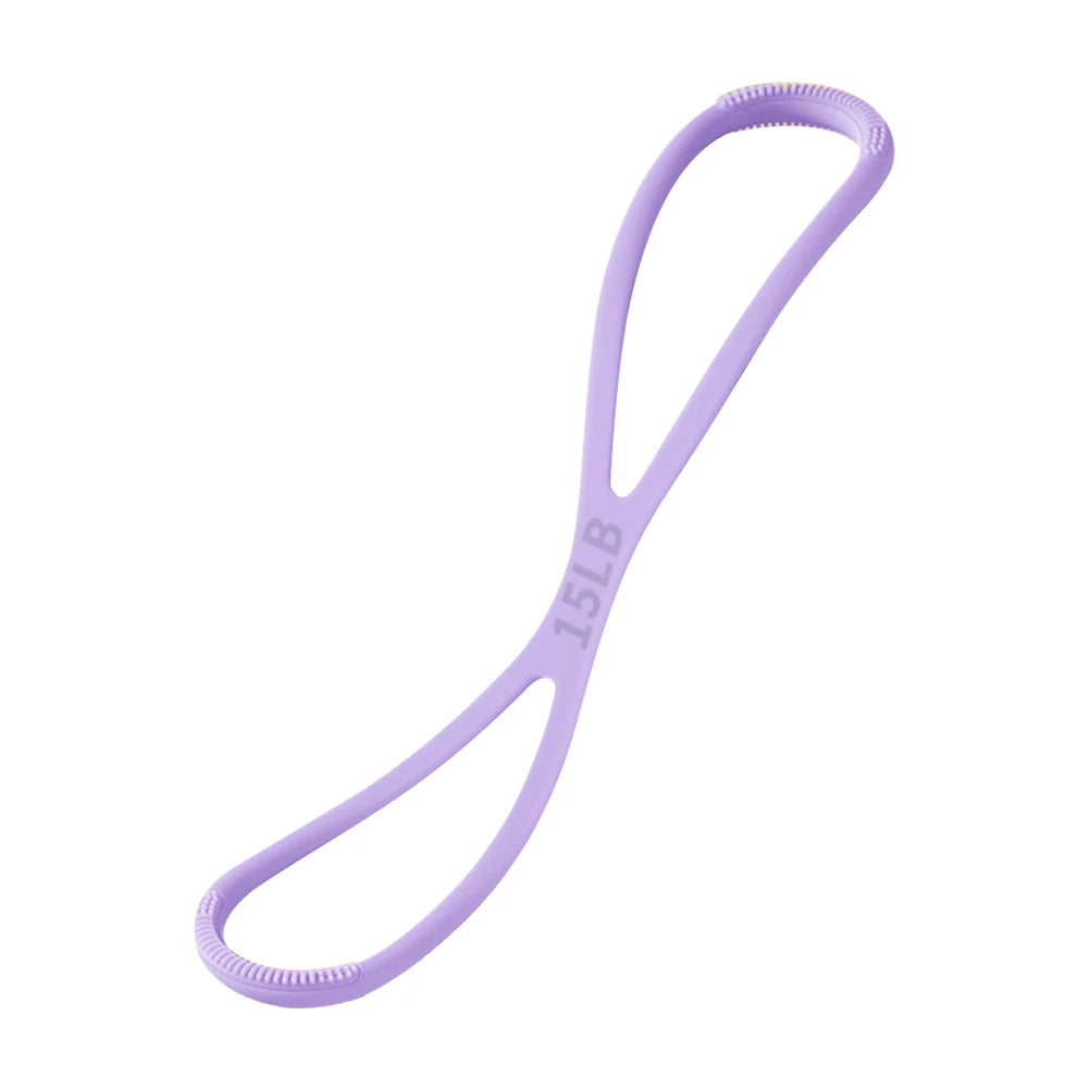 8-Shaped Resistant Pull Ropes for Home Fitness