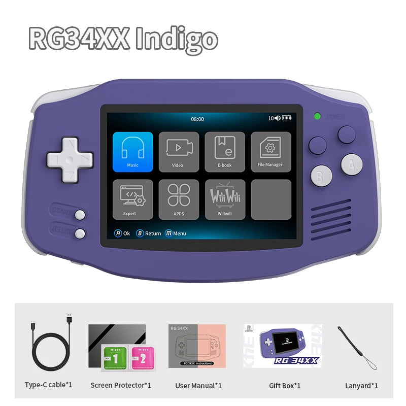 Linux Retro Handheld Console (WiFi, Bluetooth, HD TV Out)
