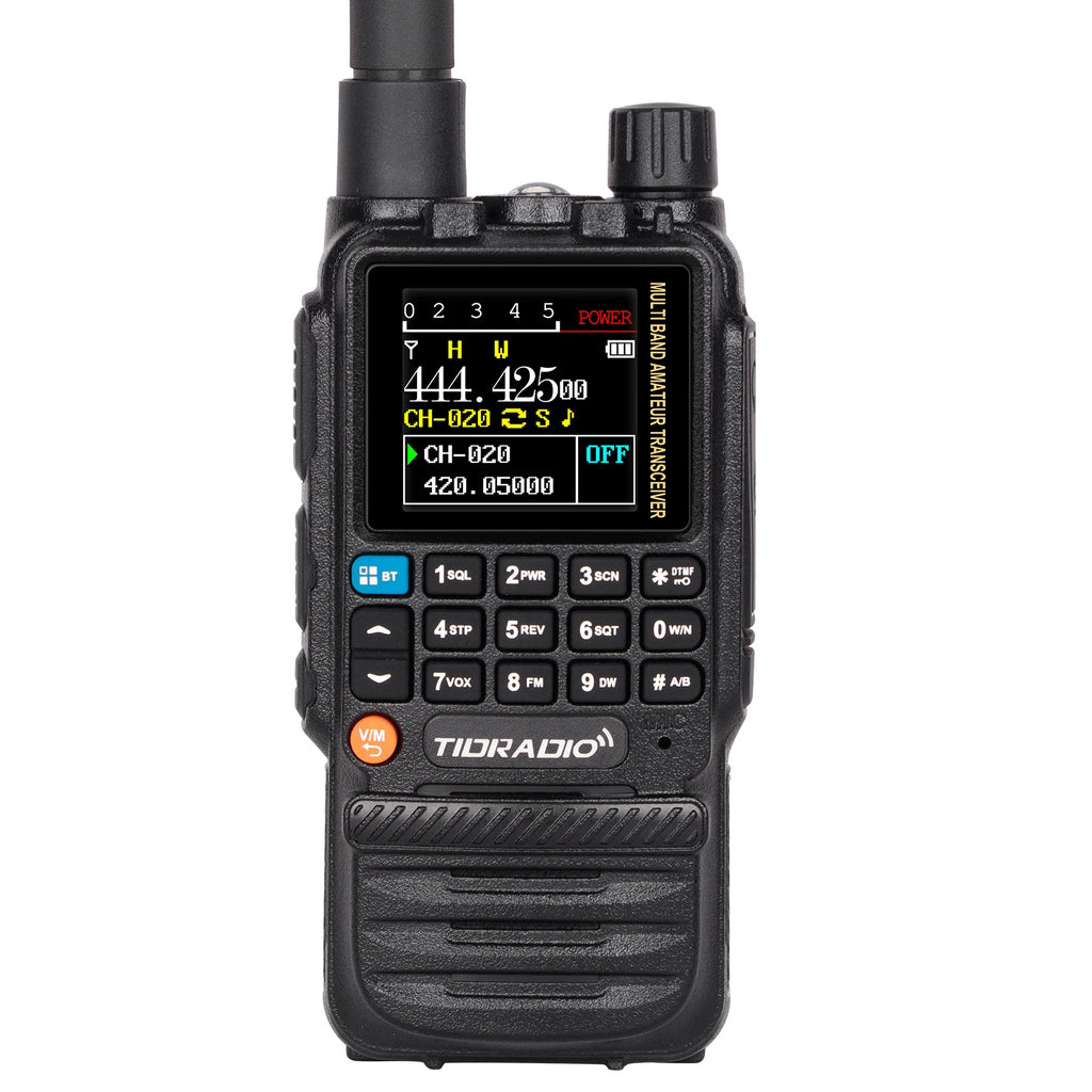 Long-Range Walkie Talkie for HAM & Air Bands with Easy App Programming