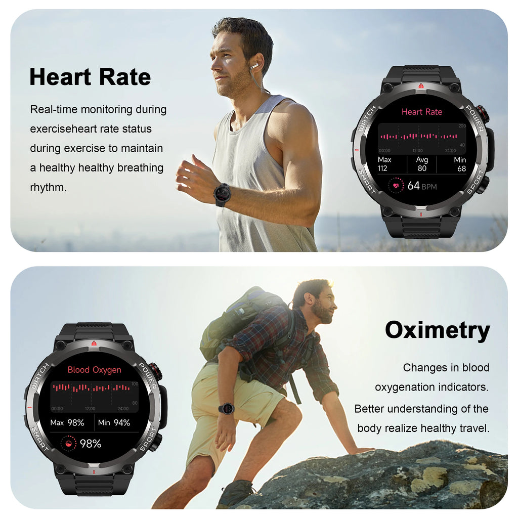 HD Smartwatch for Fitness, Calls & All-Day Wear