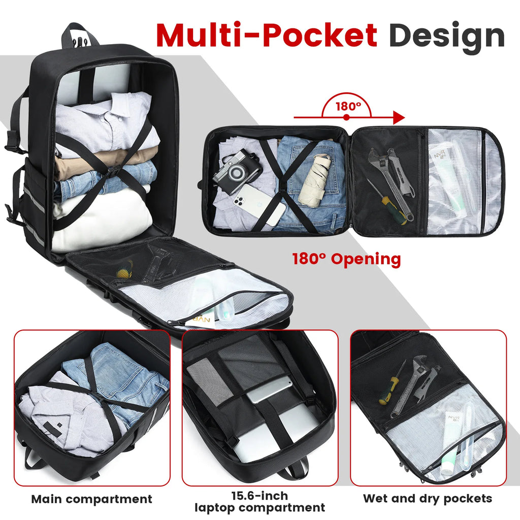 Large Capacity Helmet & Gear Backpack