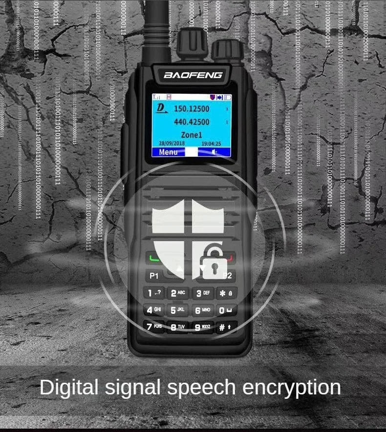 GPS Dual-Band Walkie Talkie (Analog & Digital)
