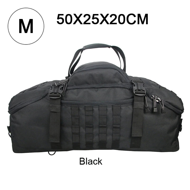 Multi-Size Tactical & Hiking Duffel Backpack (35L-80L)