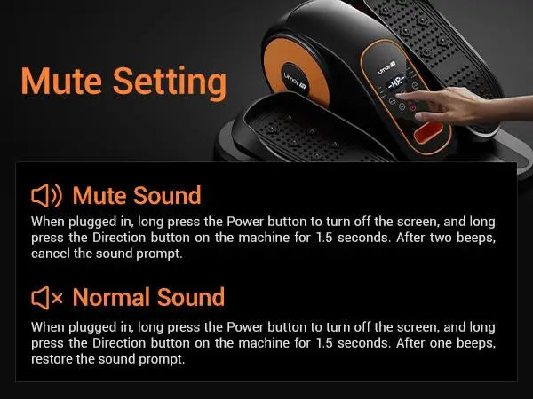 Compact Seated Elliptical for Seniors (Electric & Remote-Controlled)