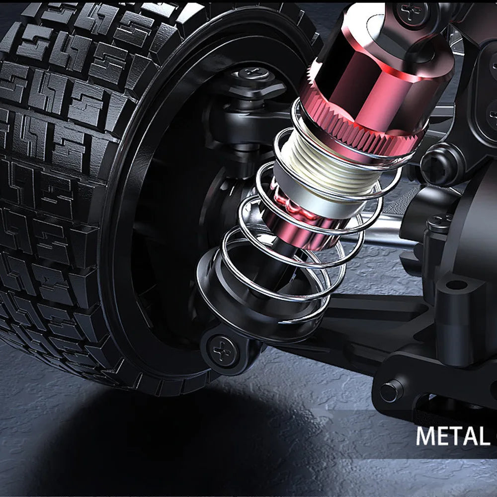 HYPER GO 1/14 RC Car: 55km/h Brushless 4WD Off-Road Truck