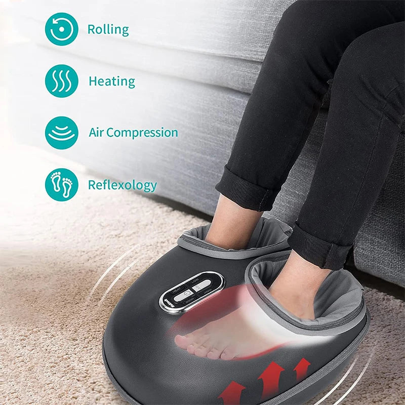 Deep Kneading Foot Massager with Heat & Air Compression