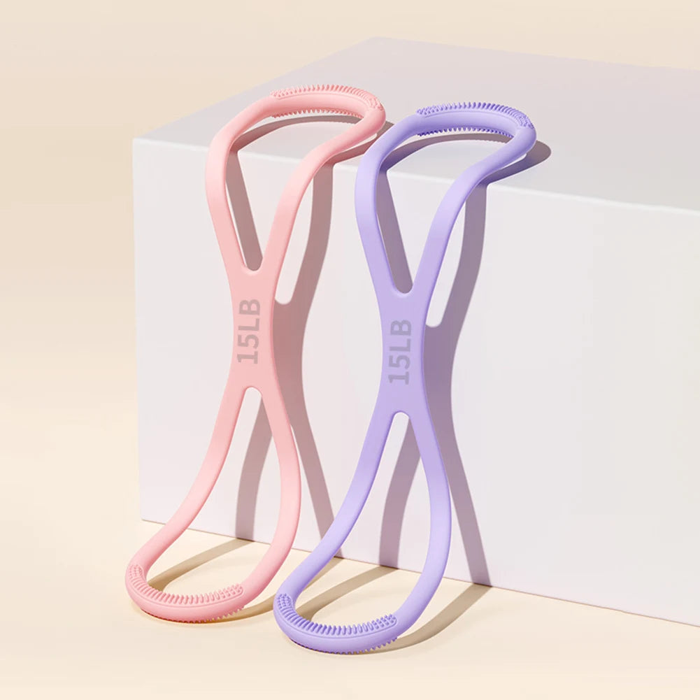 8-Shaped Resistant Pull Ropes for Home Fitness