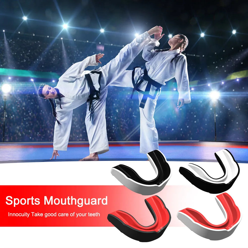 4-Pack Sports Mouthguards for Taekwondo, Boxing & Football