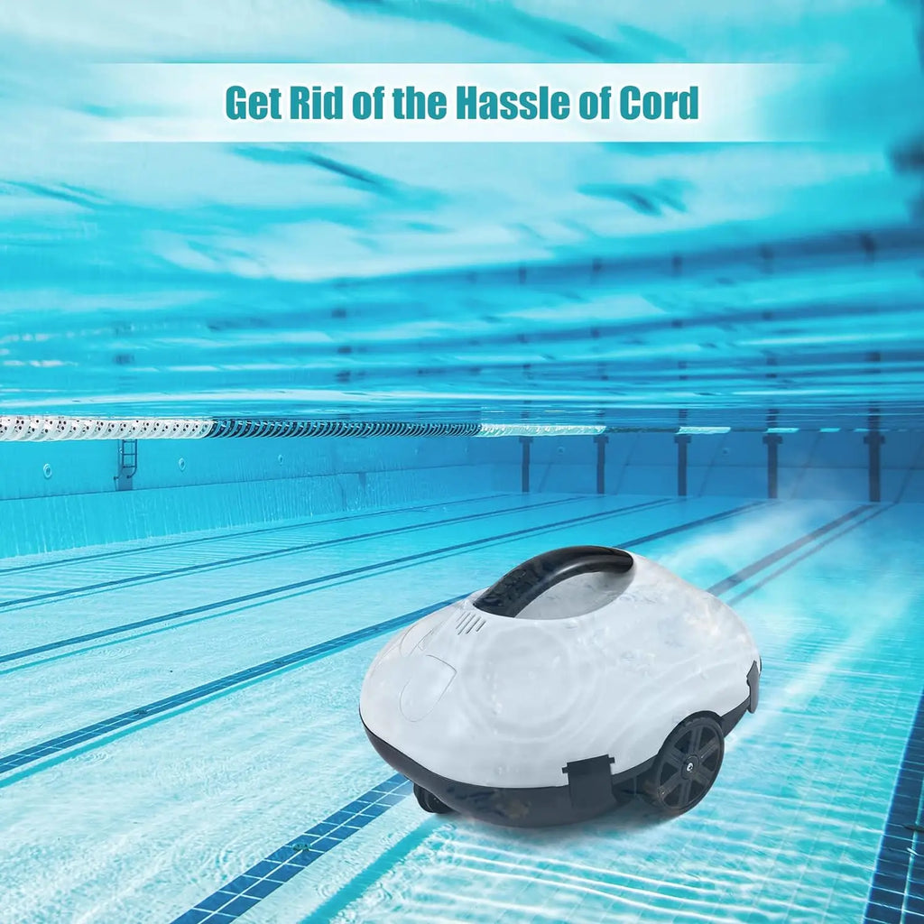 Auto-Parking Robotic Cordless Pool Vacuum (120 Mins Runtime, Fast Charge)