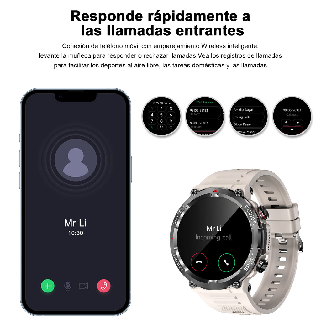 HD Smartwatch for Fitness, Calls & All-Day Wear