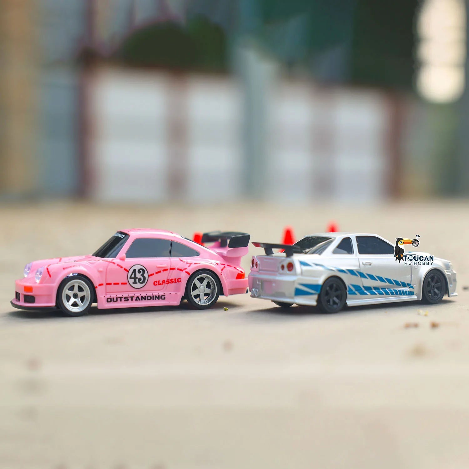 High-Speed 4WD RC Drifting Car (1:43 Scale)