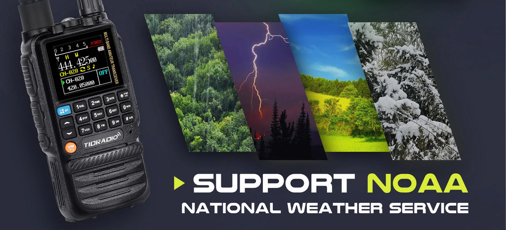 Long-Range Walkie Talkie for HAM & Air Bands with Easy App Programming