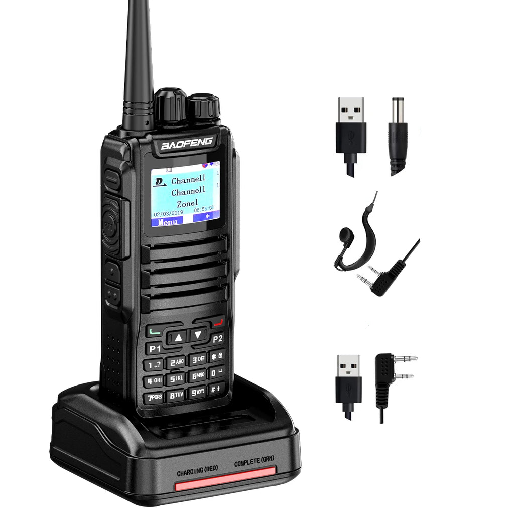 GPS Dual-Band Walkie Talkie (Analog & Digital)
