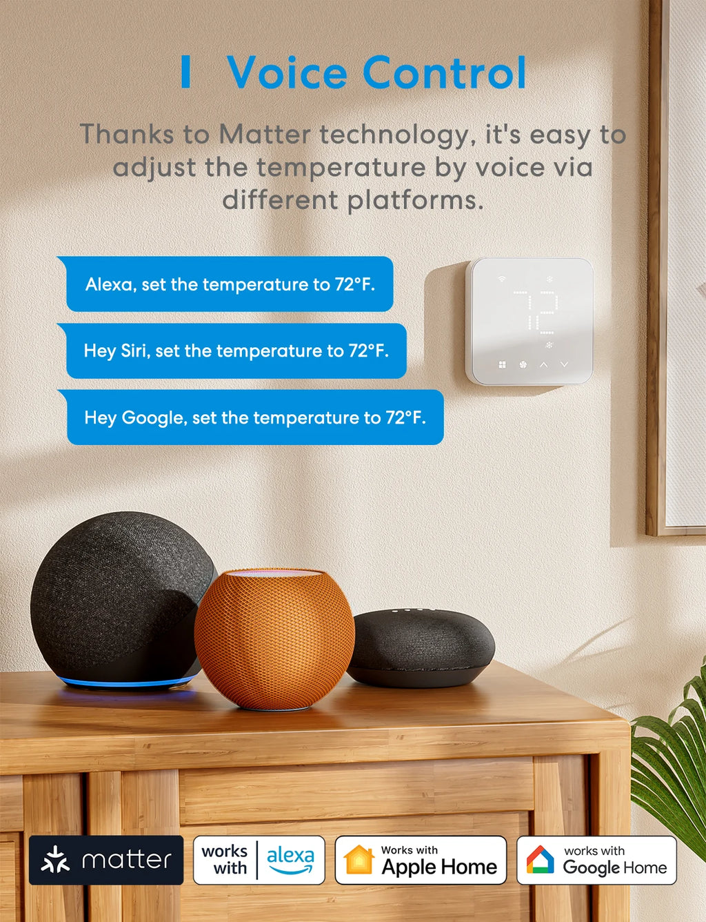 Universal Smart Wi-Fi Thermostat: Alexa & HomeKit Compatible