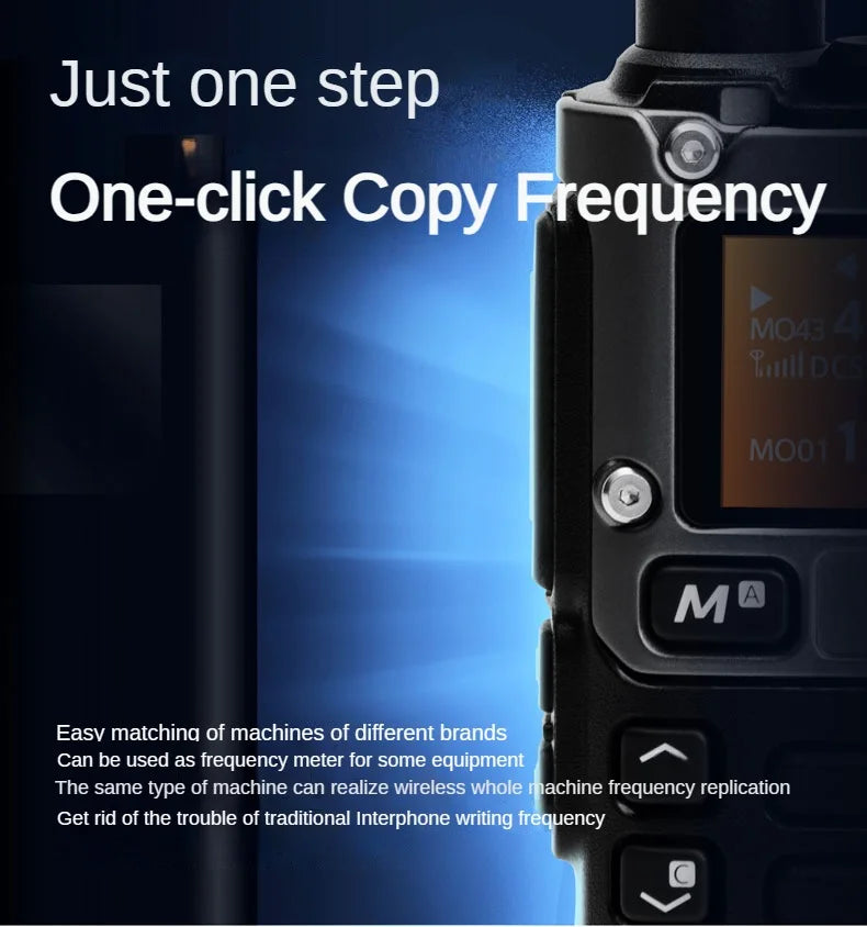 5W Dual-Band Two-Way Radio Walkie Talkie with USB-C Charging and NOAA Weather